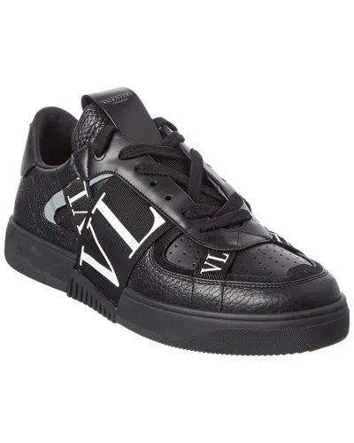 Valentino Garavani Valentino Vltn Leather Sneaker In Black