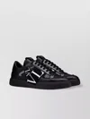 Valentino Garavani Vltn Ribbon Sneakers In Black