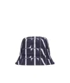 Valentino Vltn Logo-print Bucket Hat In Black
