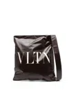 Valentino Vltn Logo-print Shoulder Bag In Brown