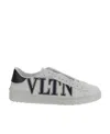 Valentino Garavani Rockstud Vltn Lace-up Sneakers In White