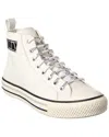 Valentino Vltn Mesh High-top Sneaker In White