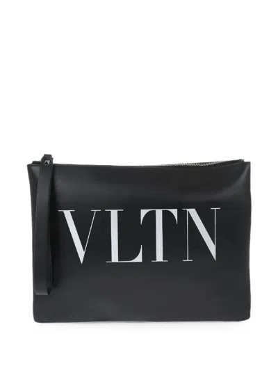 Valentino Garavani Vltn Pouch In Black