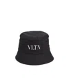 Valentino Garavani Cappello Bucket Con Stampa In Black