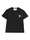 Valentino Garavani Men `vltn` Print Regular T-shirt In Black
