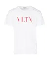 Valentino Vltn Cotton T-shirt In White