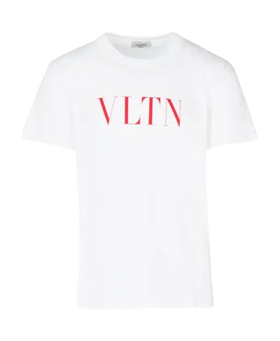 Valentino Vltn Cotton T-shirt In White