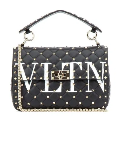 Valentino Garavani Vltn Rockstud Spike.it Bag In Black