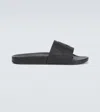 Valentino Garavani Man Sandals Black Size 7 Textile Fibers In Black