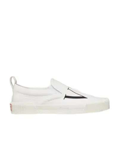 VALENTINO GARAVANI VALENTINO VLTN LOGO PRINTED SLIP-ON SNEAKERS