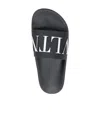Valentino Vltn Slippers In Black