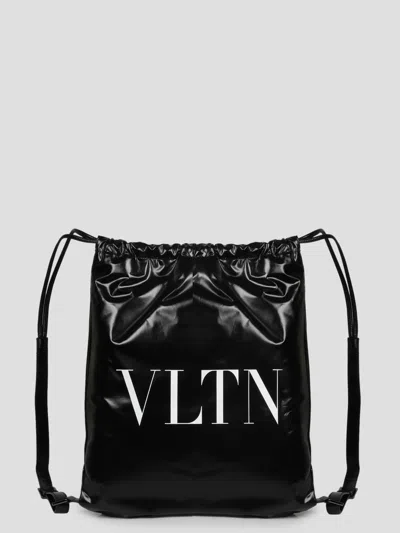 Valentino Garavani Vltn Soft Backpack In Black