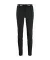 Valentino Vltn Tight Casual Pants In Black