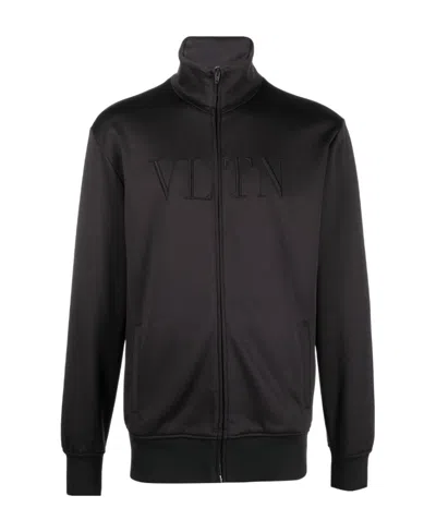Valentino Vltn Tracksuit Jacket In Black