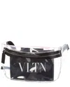 Valentino Vltn Vinyl & Leather Waist Satchel