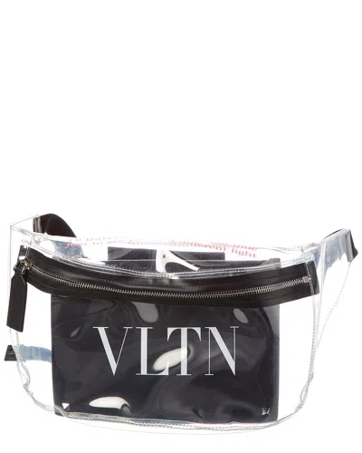Valentino Garavani Valentino Vltn Vinyl & Leather Waist Satchel
