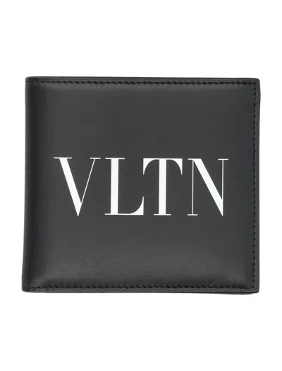Valentino Garavani Vltn Wallet In Grey