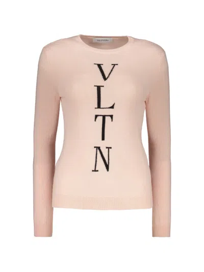 Valentino Vltn-print Sweater In Animal Print