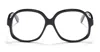Valentino Vlx-177d - Black / V-light Gold Rx Glasses In Black/gold