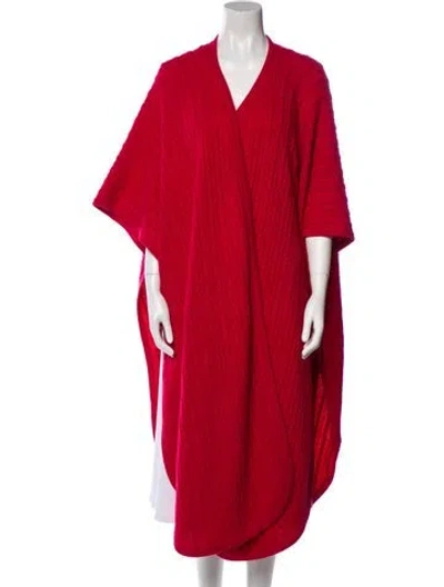 Pre-owned Valentino V-neck Sweater In Red