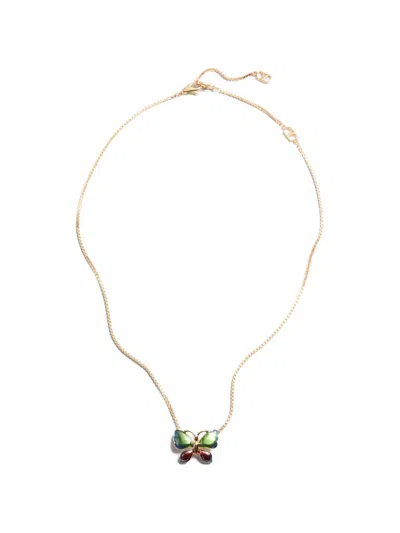 Valentino Garavani Vouloirvoler Necklace In Metal And Enamel In Gold