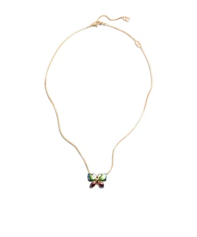 Valentino Garavani Vouloirvoler Necklace In Metal And Enamel In Gold