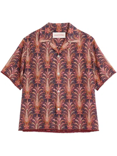 VALENTINO `VOYAGE IMAGINAIRE` BOWLING SHIRT