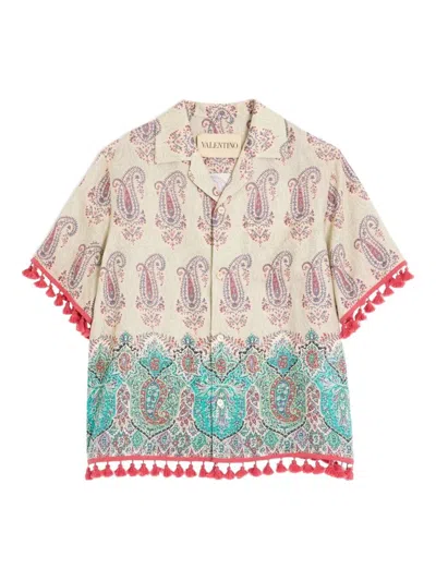 VALENTINO `VOYAGE IMAGINAIRE` BOWLING SHIRT