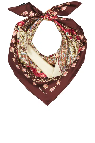 Valentino Voyage Imaginaire Cachemire Shawl In Brown
