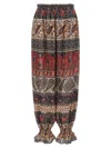 Valentino Garavani Cachemire Voyage Imaginaire Print Silk Georgette Pants
