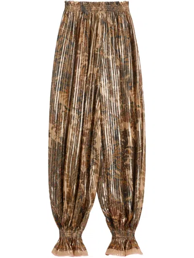 VALENTINO VOYAGE IMAGINAIRE-PRINT BALLOON TROUSERS