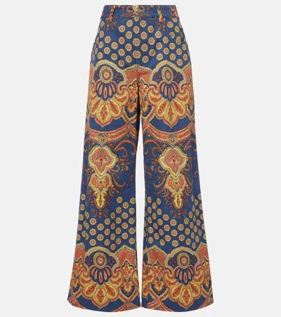 VALENTINO VOYAGE IMAGINAIRE WIDE-LEG JEANS