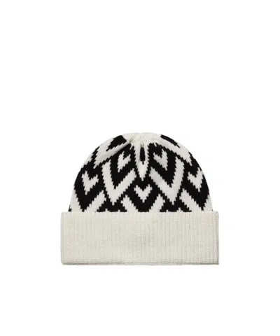 Valentino Garavani Vrhombus Cashmere Hat In Multi