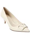 Valentino Vsling 45 Leather Pump In White