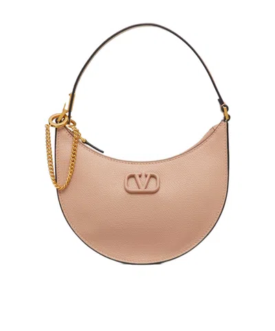 VALENTINO GARAVANI VALENTINO VLOGO SIGNATURE ZIP-UP MINI SHOULDER BAG