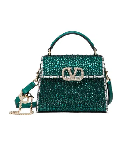Valentino Garavani Vsling Mini Tote Bag In Black