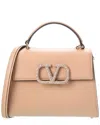 Valentino Vsling Small Leather Satchel In Pink