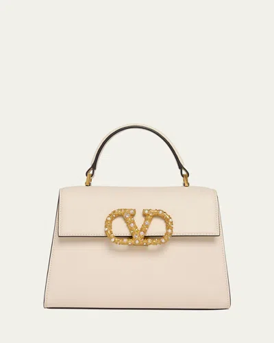 Valentino Garavani Vsling Small Leather Top-handle Bag