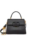 Valentino Vsling Small Leather Top-handle Bag In Black