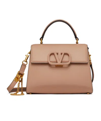 Valentino Garavani Vsling Tote Bag In Cinnamon Pink