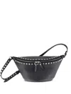 Valentino Pebbled Stud Leather Belt Bag