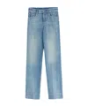 Valentino Garavani Jeans With Logo Application In Blue