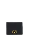 Valentino Vlogo Signature Bifold Wallet In Nero