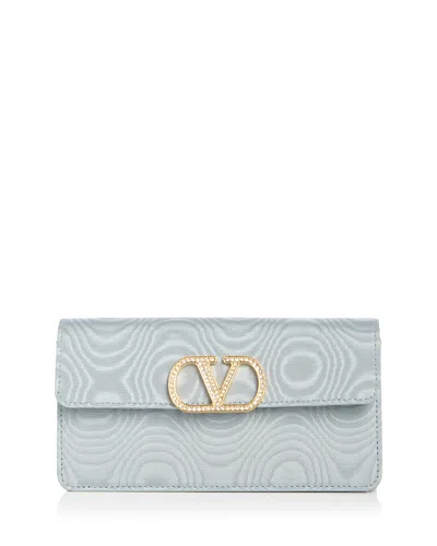 Valentino Garavani Wallet On A Chain In Blue