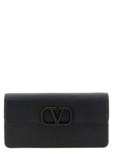 VALENTINO GARAVANI WALLET ON CHAIN VALENTINO GARAVANI VLOGO SIGNATURE