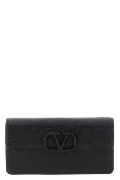 VALENTINO GARAVANI WALLET ON CHAIN VALENTINO GARAVANI VLOGO SIGNATURE