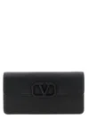 Valentino Vlogo Signature Wallet On Chain In Black