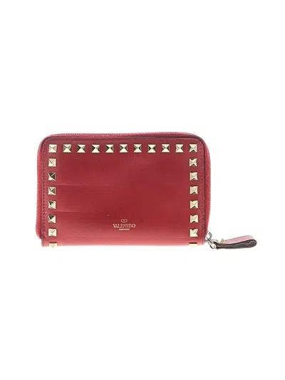 Pre-owned Valentino Garavani Wallet In Red