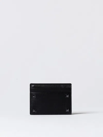 Valentino Garavani Wallet  Men Color Black In 黑色