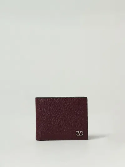 Valentino Garavani Wallet  Men Color Burgundy In Brown